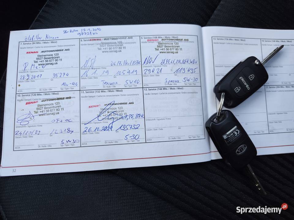 Kia Picanto 11 automat 2010 lift Przeciszów