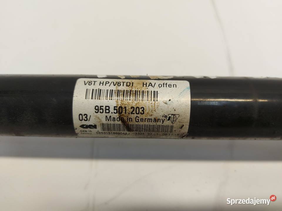 PORSCHE MACAN S 95B 30 TDI Półoś tył lewa osobowe