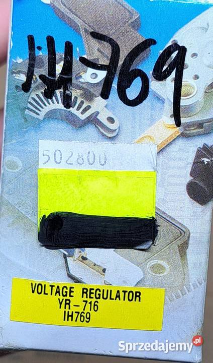 REGULATOR NAPIĘCIA 12V UNIPOINT YR716 IH769 OPEL Mielęcin sprzedam