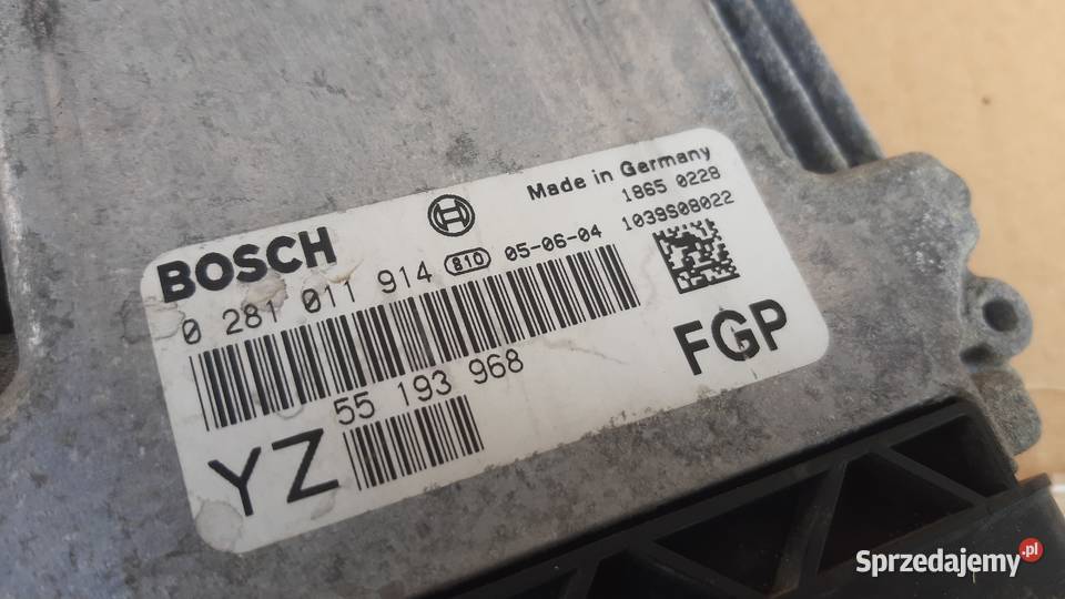 komputer sterownik silnika vectra c signum 19 Dębno