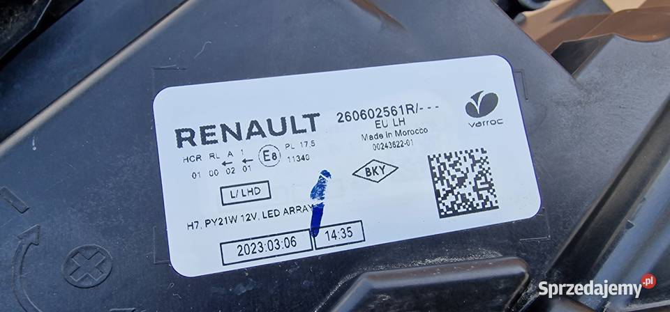 DACIA SANDERO III JOGGER LAMPA REFLEKTOR Lampy przednie lubuskie