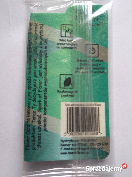 Kartalistekkarty aromatyzujące świeża mięta 100 Dąbrowa Górnicza sprzedam