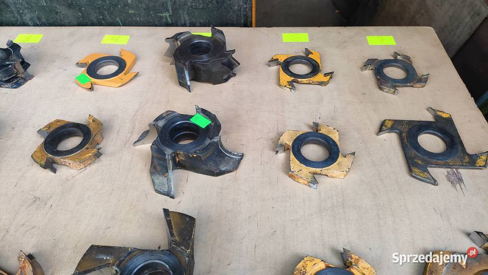 Frezy nasadzane proste kątowe profilowe do