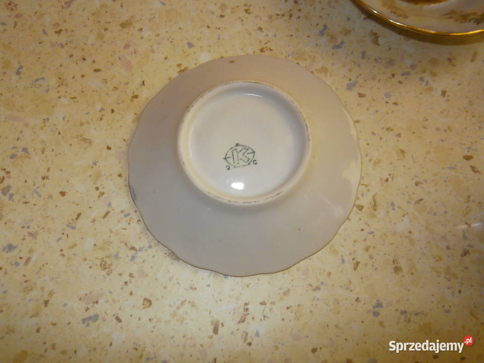 Porcelana KOROSTEN Ukraina filiżanki 3 ładne łódzkie Łódź
