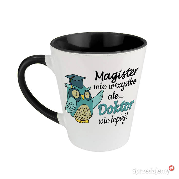 Kubek z okazji obrony doktoratu