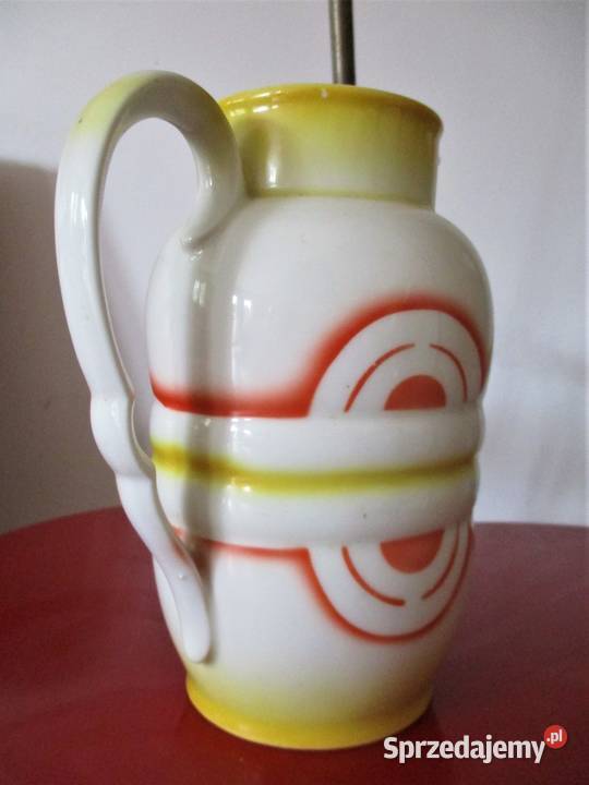 Art Deco Dzban Dzbanek Oscar Schaller lata 30 Nieporęt