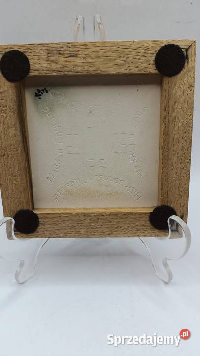 Płytka oprawiona w drewnie dwa koty Zamość