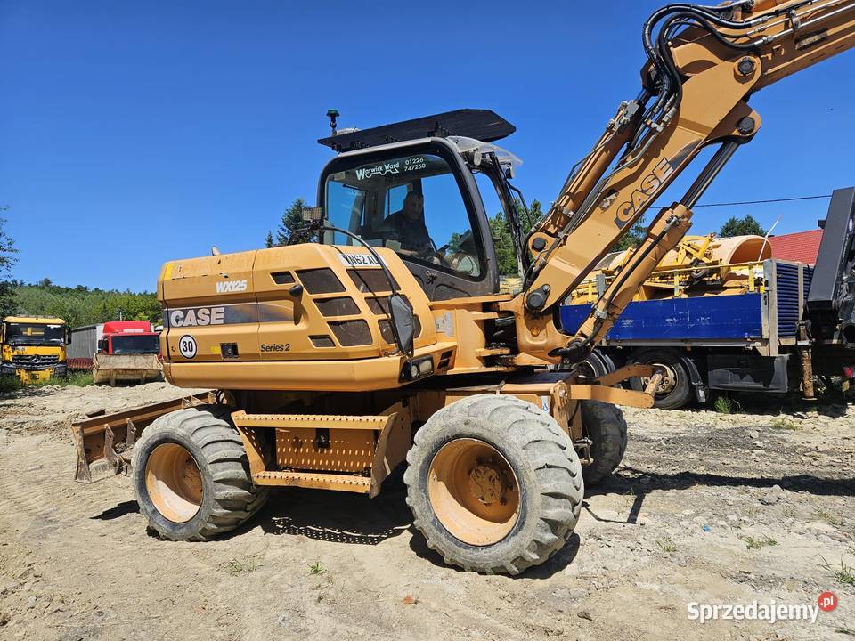 Koparka Kołowa CASE WX125 2010 hydraulic exc nie podkarpackie Ropczyce