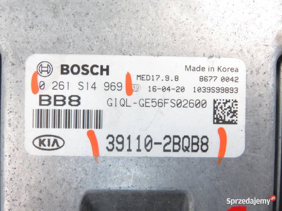 STEROWNIK KIA SPORTAGE IV 16 GDI 391102BQB8 Komputery