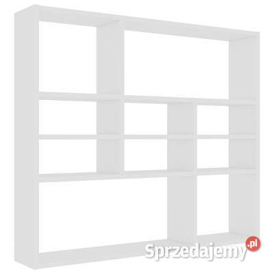 vidaXL Półka ścienna biała 90x16x78 materiał Meble sprzedam