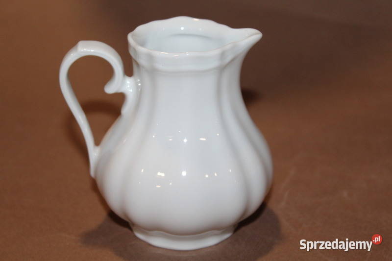 Porcelanowy biały mlecznik Schirnding Bavaria Porcelana i szkło Szczecin