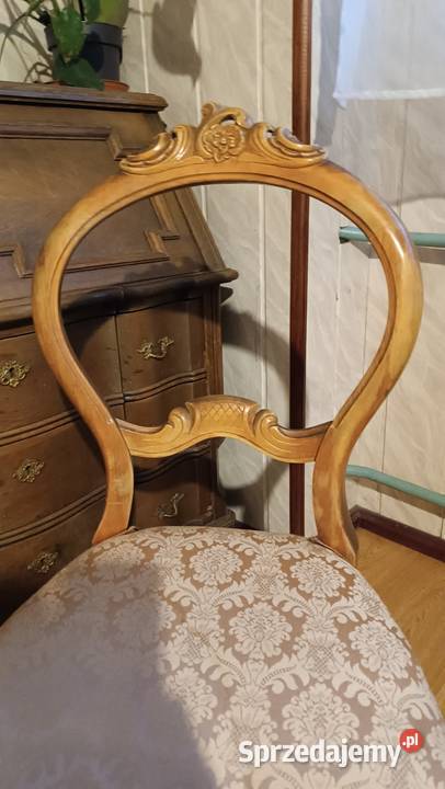 Dwa stare krzesła Ludwikowskie Goleniów