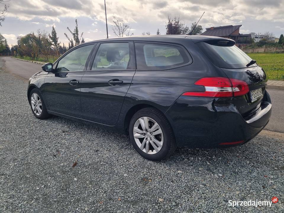 Peugeot 308 SW T9 16 HDi 120 automat 2017 światła LED wielkopolskie Borek Wielkopolski