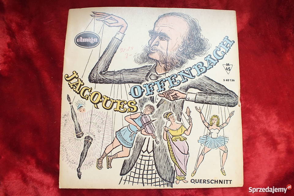 Płyta winylowa szelakowa Jacques Offenbach 1 płyta Płyty i kasety Żary