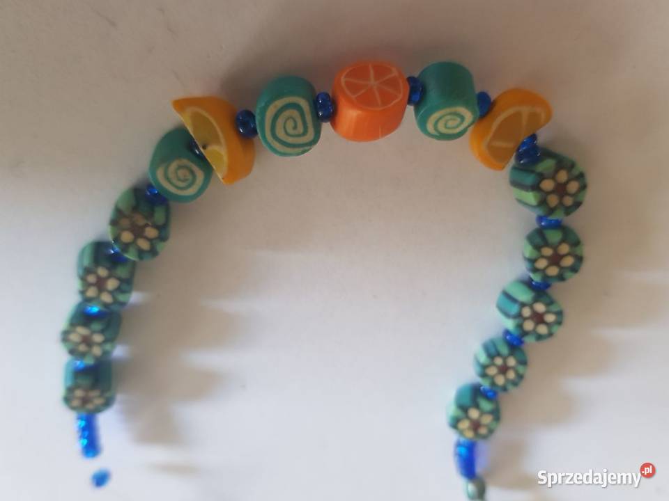 bransoletka owoce koraliki vege dziewczynki Kielce