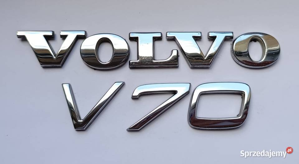 Napis emblemat Volvo V70 II 0007r Lipno
