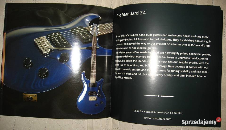 PRS Paul Reed Smith 1998 Guitars katalog gitar pomorskie Kępice