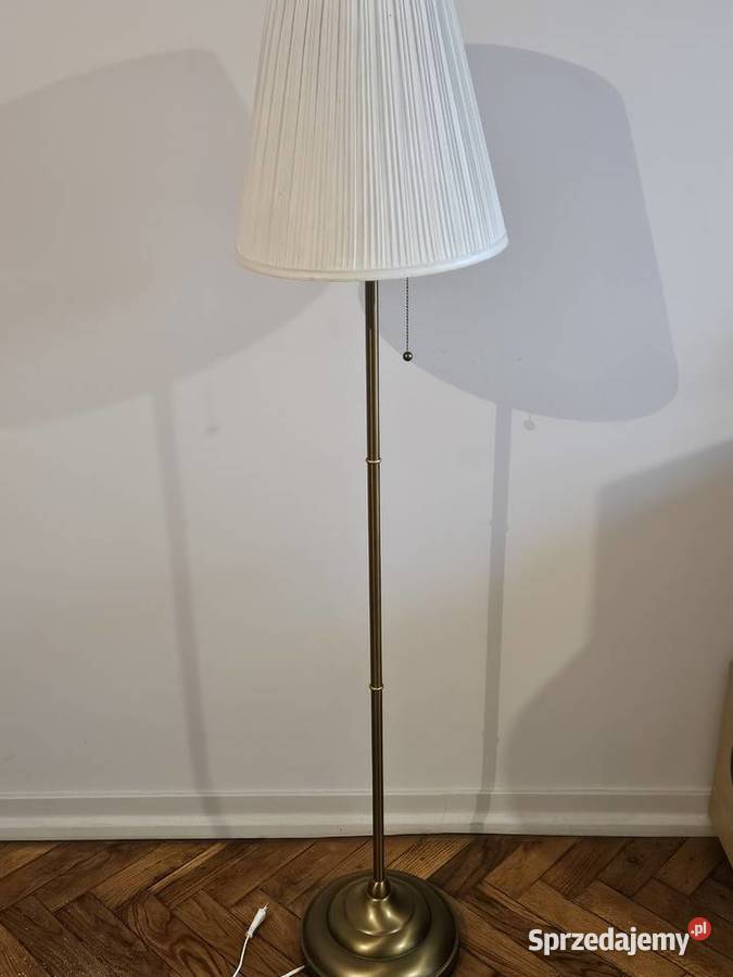 Lampa stojąca ikea mosiadz Wrocław sprzedam