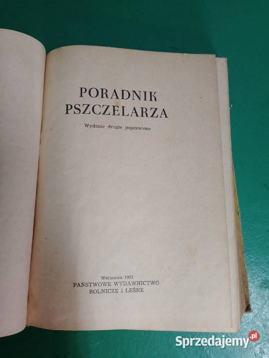 Poradnik Pszczelarza książka Poradniki, albumy i reportaże świętokrzyskie Kielce