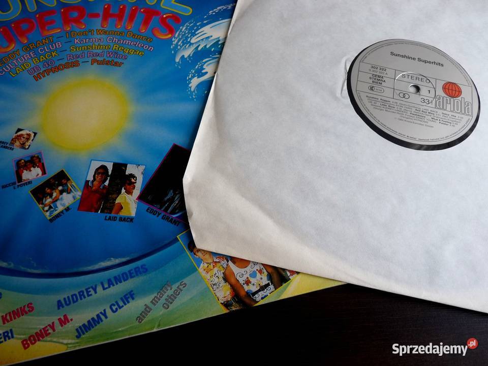 Sunshine SuperHits 2xLP Laid Back UB 40 Boney M
