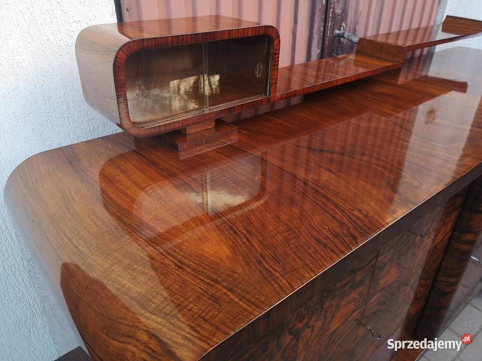 Bufet Komoda ARTDECO Unikat Orzech Politura Swarzędz