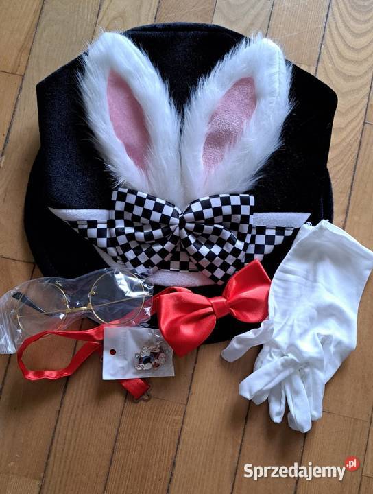 Kostium Królika z Krainy Czarów Pozostałe Ostrów Mazowiecka