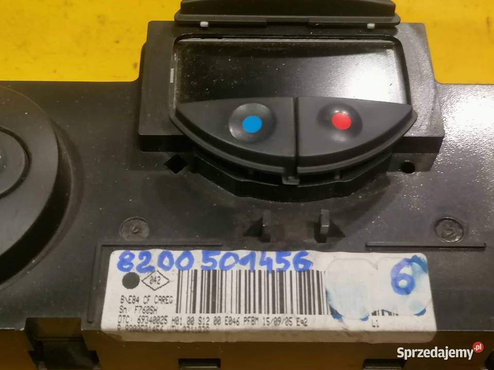 panel klimatyzacji nawiewu Renault Megane 2