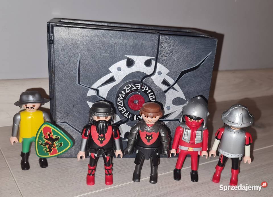Figurki zestaw kolekcja rycerze Playmobil mini