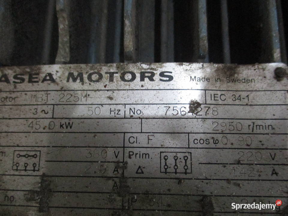 silnik elektryczny 45kw2900obr Reda