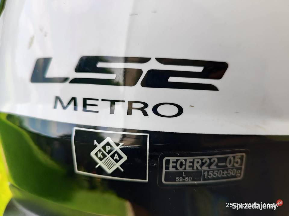 KASK MOTOCYKLOWY SZCZĘKOWY LS2 METRO ROZMIAR L podkarpackie Strażów