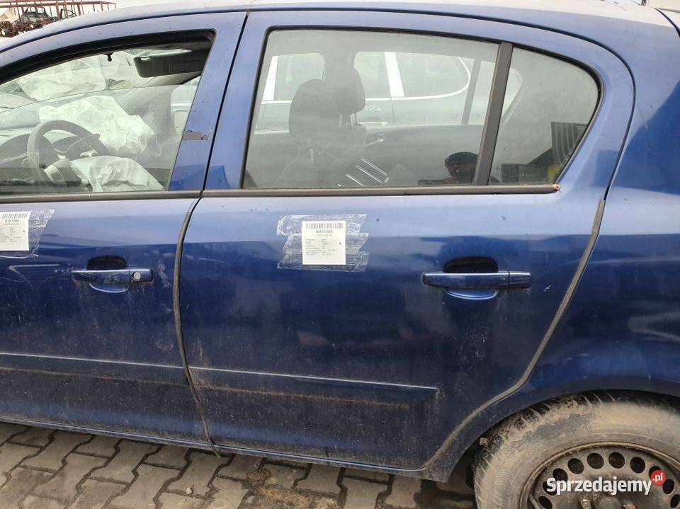 DRZWI LEWE TYŁ OPEL CORSA D 4CU osobowe Lipno