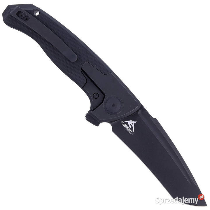Nóż składany WE Knife Press Check Black Ti Black