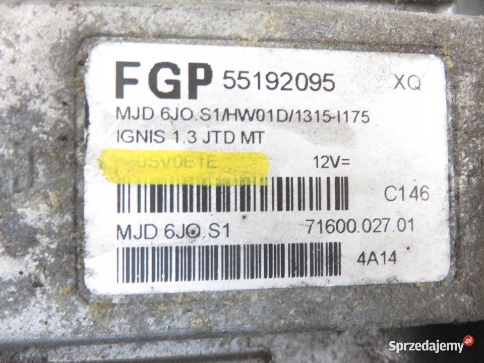 STEROWNIK SUZUKI IGNIS II 13 DDiS 55192095 sprzedam