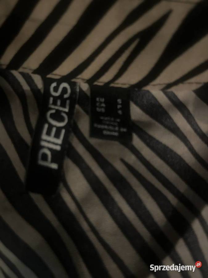 Pieces sukienka modny wzór luźny fason koszulowa Choszczno sprzedam