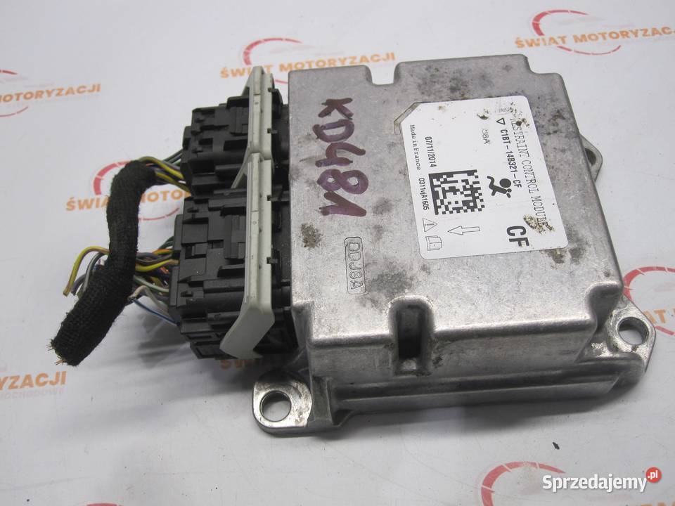 FORD FIESTA MK VII moduł AIRBAG C1BT14B321CF Kielce