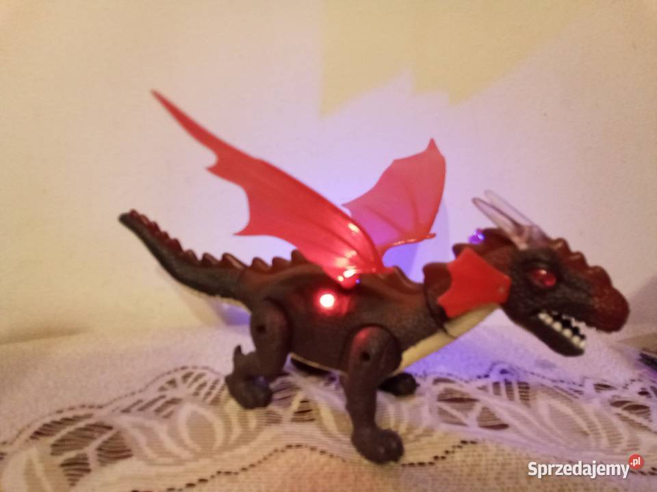 Smok ruchomy świecący i wydający dźwięk mazowieckie Warszawa