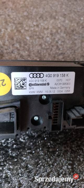 Panel Klimatyzacji Tył Grzane Fotele Audi A6 C7 Przemyśl