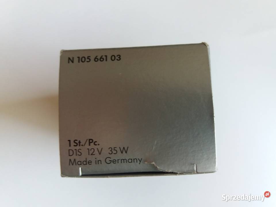 Żarówka ksenonowa D1S 12V 35W oryginał N 105 661 Częstochowa sprzedam
