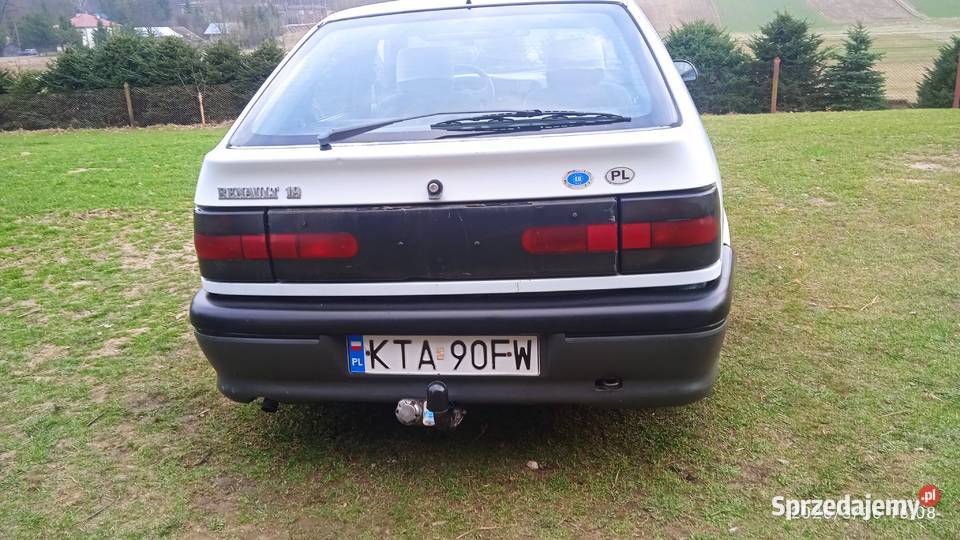 Renault 19 hatchback 19D wolnossący silnik F8Q 64KM małopolskie Olszyny