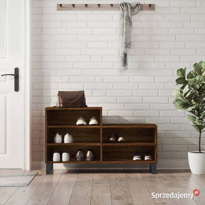 Szafka na buty brązowy dąb 102x36x60 WM831403 sprzedam