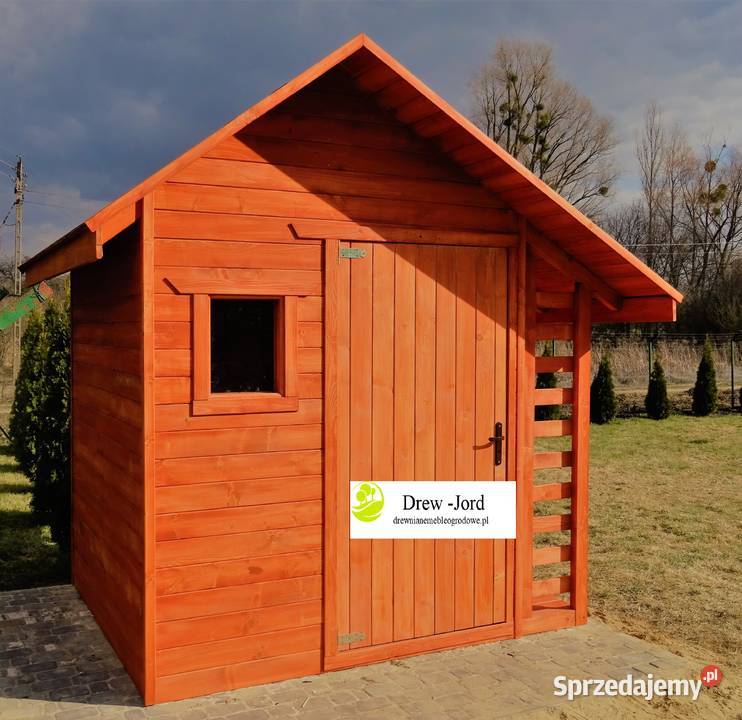 Drewniany domek narzędziowy Garaż drewniany Jordanów