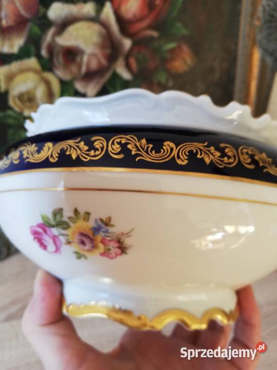 Porcelana Reichenbach echt Kobalt spód małopolskie Gorlice sprzedam