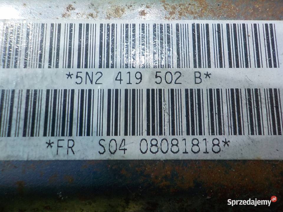 VW TIGUAN I 20 TDI AUT 08r 5D kolumna Kolumny kierownicze