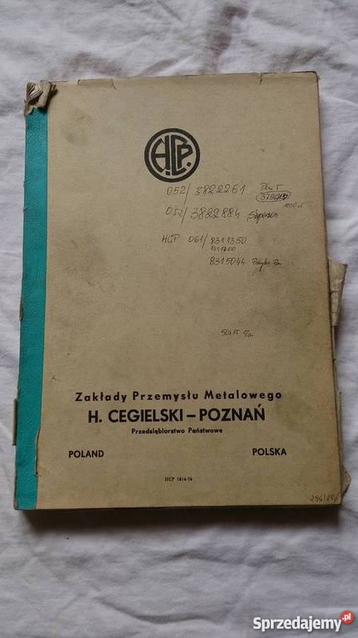DTR Dokumentacja WRA 40 Cegielski Kępno