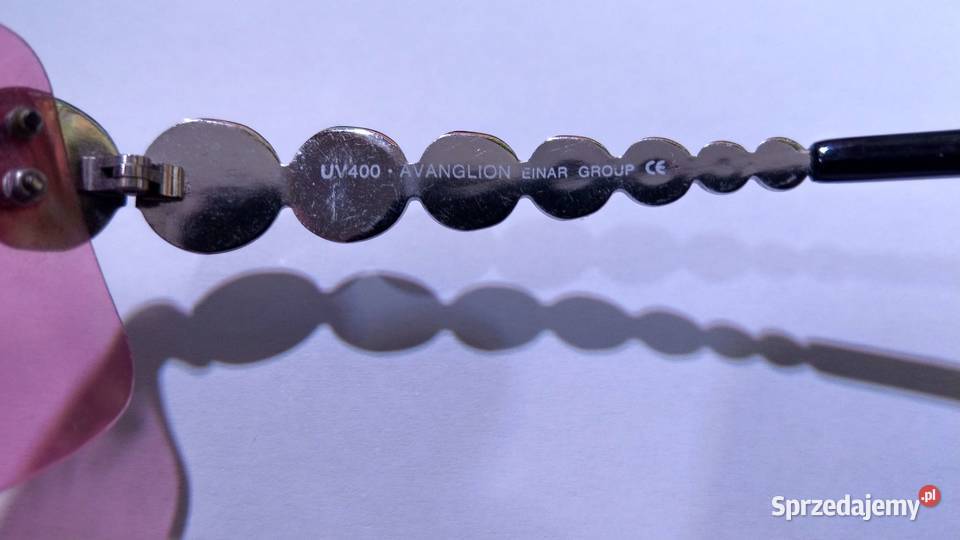 Różowe złote okulary UV400 Avanglion Einar Group mazowieckie Warszawa