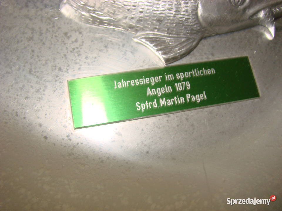 wędkarki talerz nagrodowy 1979r