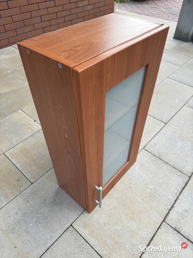 Witrynka wisząca na ścianę olchowa szafka z mazowieckie Garwolin