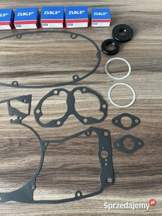 NOWY KOMPLET ŁOŻYSKA SKF USZCZELNIACZE USZCZELKI