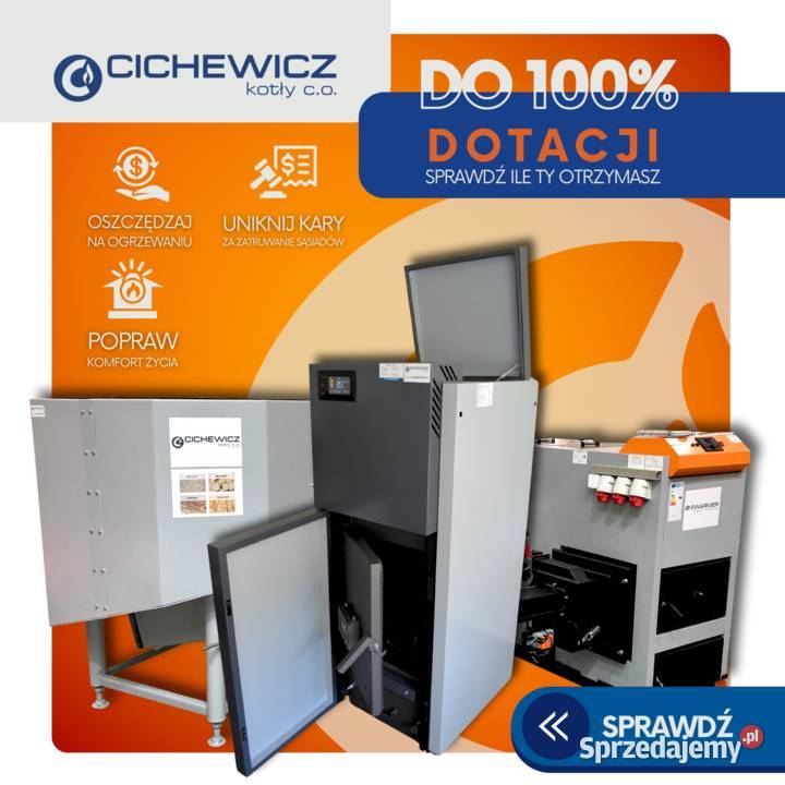 Piec kocioł co Cichewicz Compact Pellet lista mazowieckie Warszawa sprzedam
