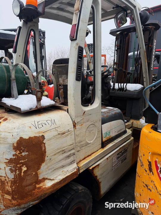 wózek widłowy NISSAN FG30 LPG Triplex przesuw Działoszyn
